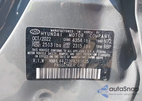 2023 Hyundai Sonata Sel Plus из США, поврежденный, VIN KMHL44J22PA281825